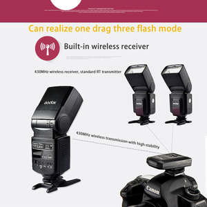 高兼容性内置闪光灯触发器Godox TT520II摄影相机闪光灯 - Product Image 5