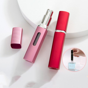 Neue Einführung Mutil Größe 8 ml schwarz weiß leicht nachfüllbarer nachfüllbarer Reiseparfümzerstäuber - Product Image 2