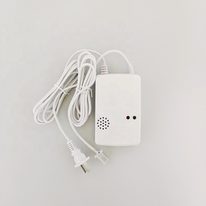 Household <strong>Fixed</strong> Single Combustible CH4 Methane Leaking Gas Detectors LPG Natural Gas Leak Alarm with Solenoid Shut Off Valve