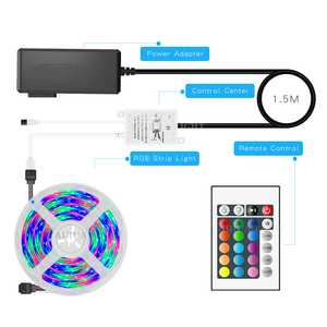 5050 LED-Streifen RGB RGBW RGBWW 5M 10M RGB Farbwechsel bares flexibles LED-Licht band mit Fernbedienung DC12V-Netzteil - Product Image 4