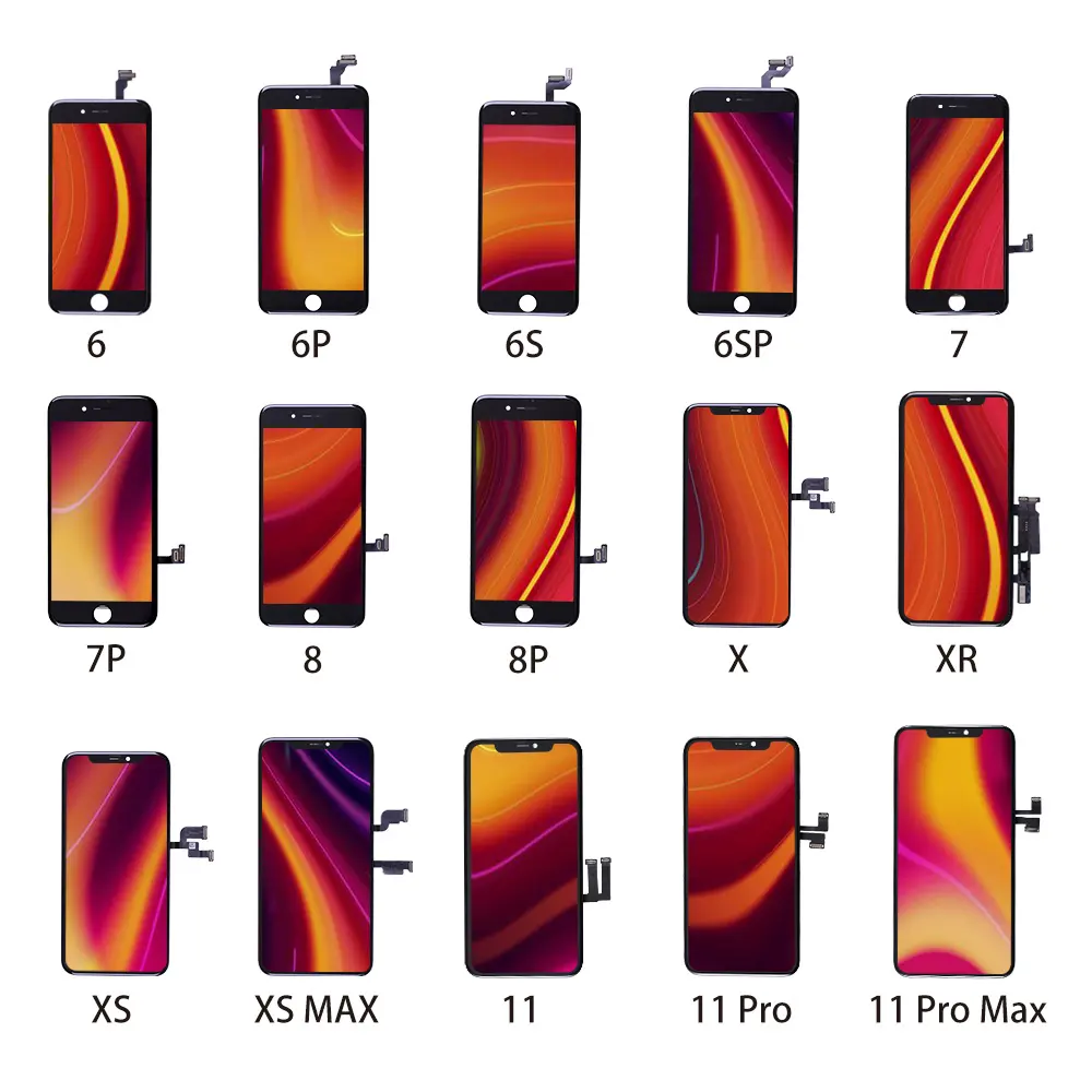 Hochwertiges Mobiltelefon-LCD-Touchscreen-Display verschiedene Marken-Modelle komplettes Display Digitalisierer für Mobiltelefone lcds