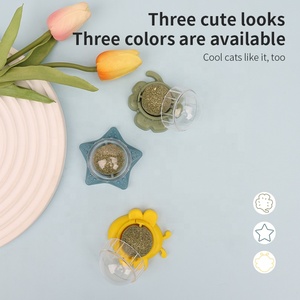Venta al por mayor de fábrica, logotipo personalizado, forma bonita, juguete interactivo de hierba gatera, Bola de hierba gatera para pared de gatos - Product Image 5