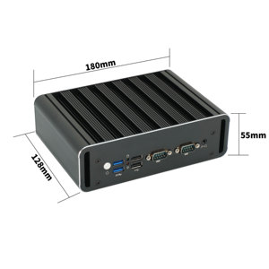 Computadora de escritorio pequeña con procesador de 12. ª generación N100 Nettop PCs DDR5 Pantalla triple Montaje en riel DIN Mini PC industrial sin ventilador - Product Image 5