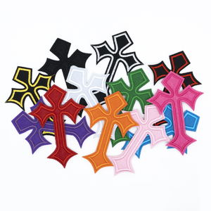 Thêu chữ thập tùy chỉnh, Bản vá thêu máy tính, phụ kiện quần áo, Bản vá để vá lỗ trên quần áo. - Product Image 3