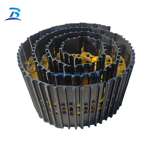 Máy xúc bánh xe bộ phận theo dõi chuỗi cx210 theo dõi con lăn cx240b lắp ráp idler phía trước cx210 điều chỉnh theo dõi - Product Image 2