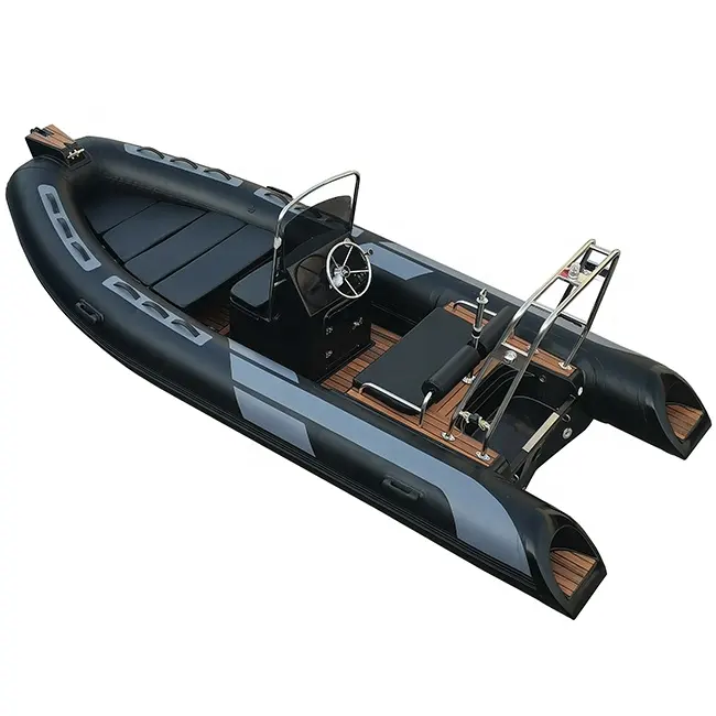 RIB480 стекловолокно надувная лодка с Hypalon ПВХ 16 футов рыболовная Европа 6 Емкость