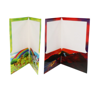 China Factory <strong>Printing</strong> A4 A5 Paper Document Presentation File <strong>Folders</strong> Custom Logo for File and Business <strong>Folders</strong> <strong>With</strong> Pockets - Product Image 5