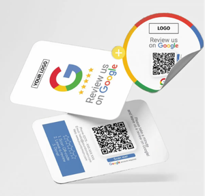 Custom Printing Programmable QR <strong>Code</strong> Social Media 13.56mhz NFC Google Review Card - Product Image 6