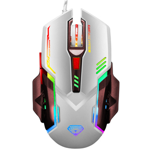Commercio all'ingrosso mouse da gioco con cavo luminoso eSport mouse meccanico accessori per computer macro programmazione mouse a sei tasti - Product Image 1