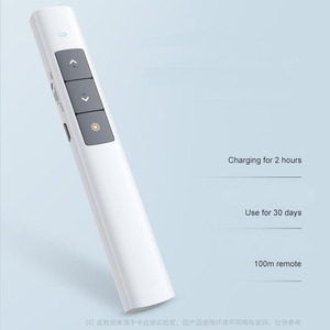 Presentatore Laser Wireless USB 2.4G PowerPoint PPT telecomando puntatore Laser Clicker Flip Laser Pen Pointer Presenter - Product Image 3