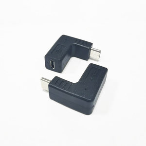 批发高品质90度角C型公对微型USB母转换器适配器 - Product Image 5