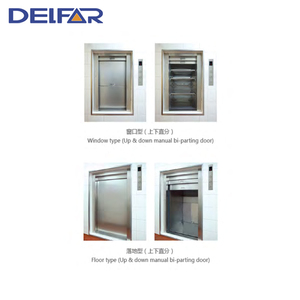 Dumwaiter <strong>Elevator</strong> with up and Down Manually Bi-parting Door to Transport Foods - Product Image 3