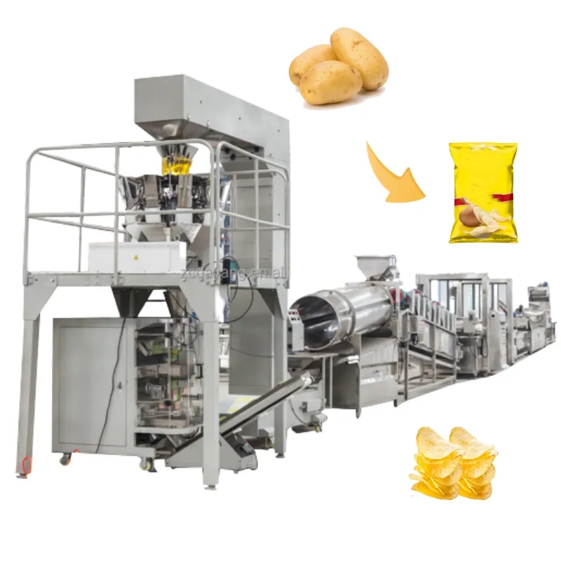 KLS automatische Maschine Chips Kartoffelchips Verarbeitungsgeräte Hersteller Chips Kartoffelproduktionsanlage
