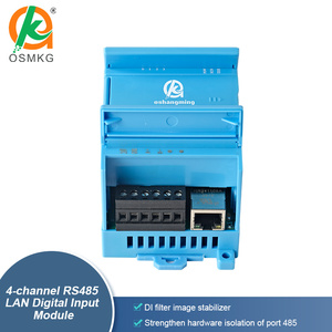 Oshangming 4 Channel <strong>Digital</strong> <strong>Input</strong> <strong>Module</strong> Data Acquisition <strong>Module</strong> <strong>with</strong> RS485 Lan <strong>Modbus</strong> Rtu TCP for Sensor