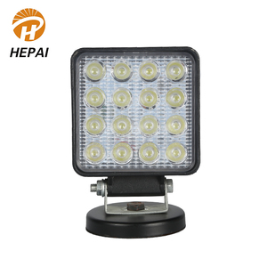 Simple Design Angel Eye Waterproof Driving Car Accessories square Machine Ip68 48w <strong>Led</strong> Work Light Universal Working Headlights - Product Image 2
