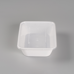 不含双酚a的一次性矩形塑料托盘，用于膳食准备，可带可堆叠盖子和巧克力储存聚丙烯材料 - Product Image 1