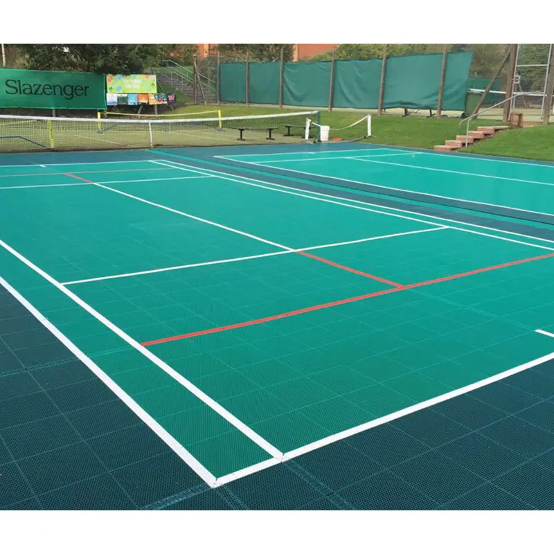 Fábrica de alta calidad Pickleball Court Floor Mat Tennis Court Flooring con 10 años de garantía