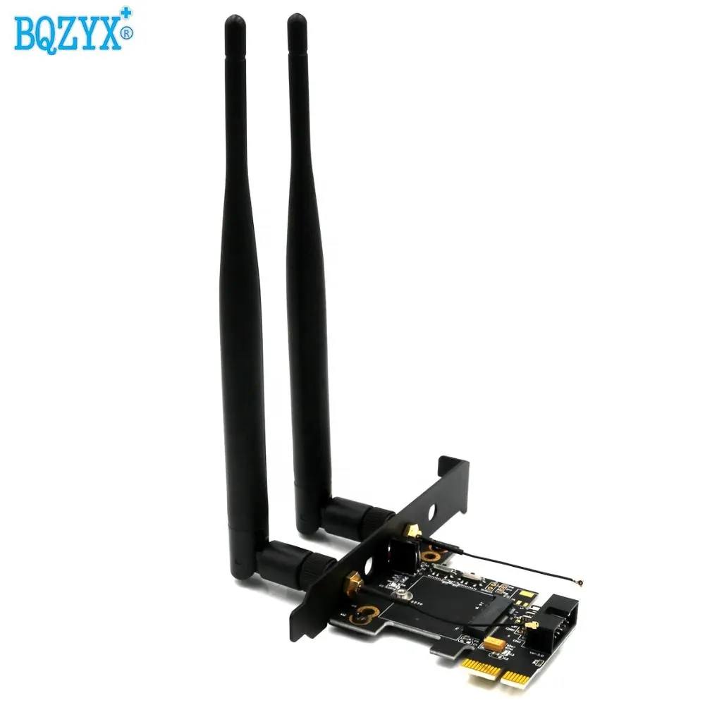 M.2(NGFF) Wireless WiFi Network Adapter Card for PC, Wireless Card M.2(NGFF) to PCI-e 1X Adapter