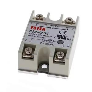 SSR-40DA 40A 3-32V DC-AC твердотельный релейный модуль