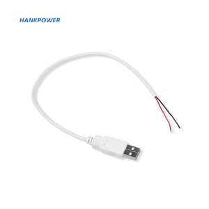 Evrensel USB kadın erkek 2 çekirdek şarj yüksek hızlı 4 tel veri kablosu açık çıplak açık uçlu kablo - Product Image 6