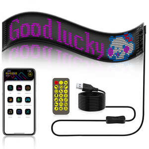 App Control LED Auto Schild USB Scrolling 16*96 LED Matrix Panel Licht Benutzer definierte Digital anzeige für Werbe bildschirm
