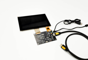 Raspberry pi 3 4 wasserdichtes Multi 7 "1024*600 TFT LCD-Touchscreen-Display
