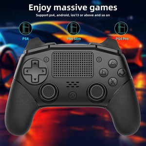 Silicona antideslizante para controlador de juego inalámbrico Bluetooth para PS4 Función macro Función de vibración Compatible PC Android IOS - Product Image 6