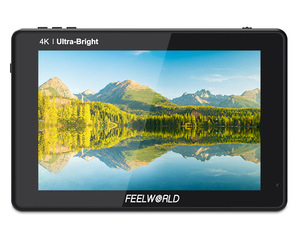 FEELWORLD LUT7 PRO 7英寸2200nits 3D LUT触摸屏DSLR摄像机现场指导交流显示器F970外部电源 - Product Image 1