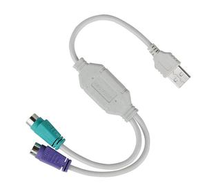 USB公转双PS2母线F/M适配器转换器，用于电脑电脑笔记本键盘鼠标 - Product Image 1