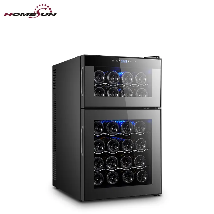 BCW-69D termostato di regolazione della Temperatura dual zone porta bottiglia di vino e bevande di raffreddamento di vino vino frigorifero del dispositivo di raffreddamento