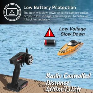 Vecto-r SR80 Pro 70km/saat 800mm 798-4P RC tekne tüm Metal donanım otomatik rulo geri fonksiyonu - Product Image 3