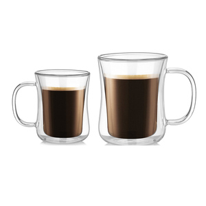 ถ้วยแก้วทนความร้อนสูง,แก้วชานมแก้วกาแฟสำหรับดื่มแก้วบอโรซิลิเกตแบบใส - Product Image 2