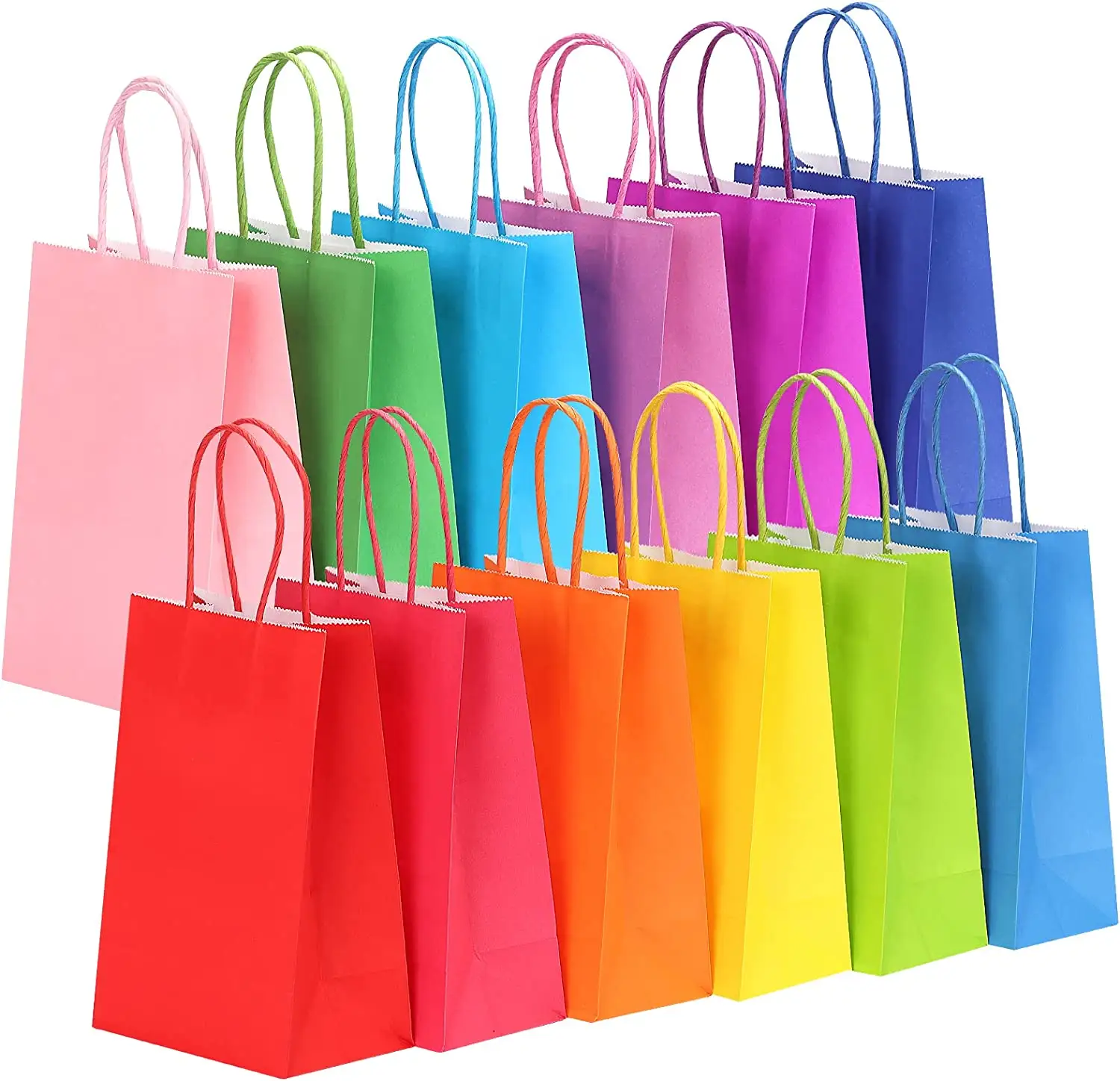 कस्टम मुद्रण पर्यावरण के अनुकूल संभाल पैकेजिंग बैग खरीदारी पेपर कपड़े बैग के लिए माल