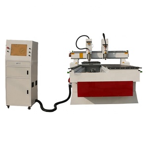 Multi Head Wood Acrylic Furniture Cabinet <strong>Cnc</strong> <strong>Router</strong> Machine <strong>with</strong> <strong>Rotating</strong> <strong>Axis</strong> 1300*2500mm