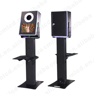 Photobooth yüzey Pro 4/5/6/7/7 +/8/9/X 12.3 inç veya 12.9 inç iPad selfie fotoğraf kabini LED flaş halka ışık DSLR kamera yazıcı - Product Image 5