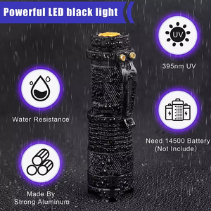TOPCOM-Linterna UV Scorpion 395, luz negra, luz ultravioleta Led, luz negra, Linterna UV para detección de dinero - Product Image 3