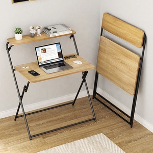 Odern Design omomputer Desk ITH shelf ookestante Office ururniture KS esks apaptop able tutudy able - Product Image 6