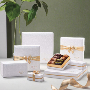 Sang trọng cứng nhắc hồi giáo EID mubarak ramada hộp giấy rỗng baklava ngày đóng gói bao bì hộp Quà tặng hộp ngày cho ramadan - Product Image 4