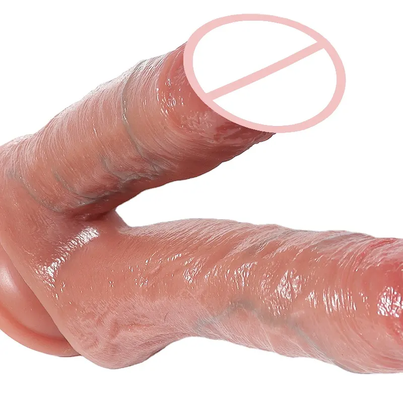 Realista Dual Penis Com Sucção G Spot Vagina Clitóris Anal Duplo Estimulante Dildo Adulto Sex Toys para Mulher
