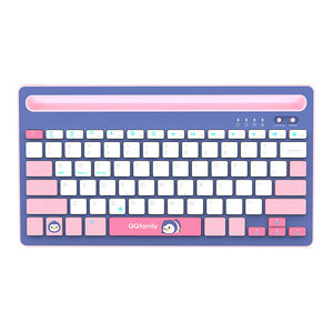 防指纹79键无线柔性充电键盘无线键盘 - Product Image 1