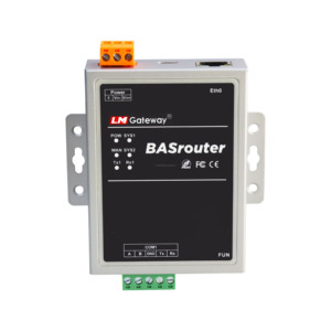 LM BACnet Router 101-B con BBMD per l'automazione degli edifici, BACnet MS/TP a BACnet IP, supporto per sistemi BBMD/BACnet