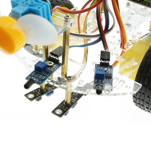Akıllı Robot araç kiti hattı izleme rüzgar yangın söndürme engellerden kaçınma C dil programlama öğrenme anakart kiti