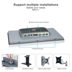 18,5-Zoll-Panel-Montage Industrie All-in-One-Touchscreen-Panel-PC mit WiFi und 4G optionalem Industrie-PC mit Win10/Linux - Product Image 5