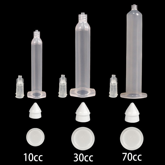 10cc 30cc 70cc Transparent Plastic Dispensing Adapter Glue Cylinder Fluid Oral Dispenser Syringe Barrel