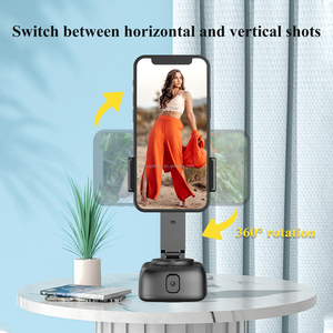 Q11 360 Rotation AI Face <strong>Following</strong> Gimbal Stabilizer Intelligent Face Tracking Head Panoramic Head for Phone Vlog Video Shooting - Product Image 5