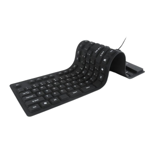 US Layout 109 Keys <strong>Soft</strong> Laptop <strong>Keyboards</strong> USB Wired <strong>Keyboards</strong> USB Flexible Silicone <strong>Soft</strong> Foldable <strong>Keyboard</strong> - Product Image 3
