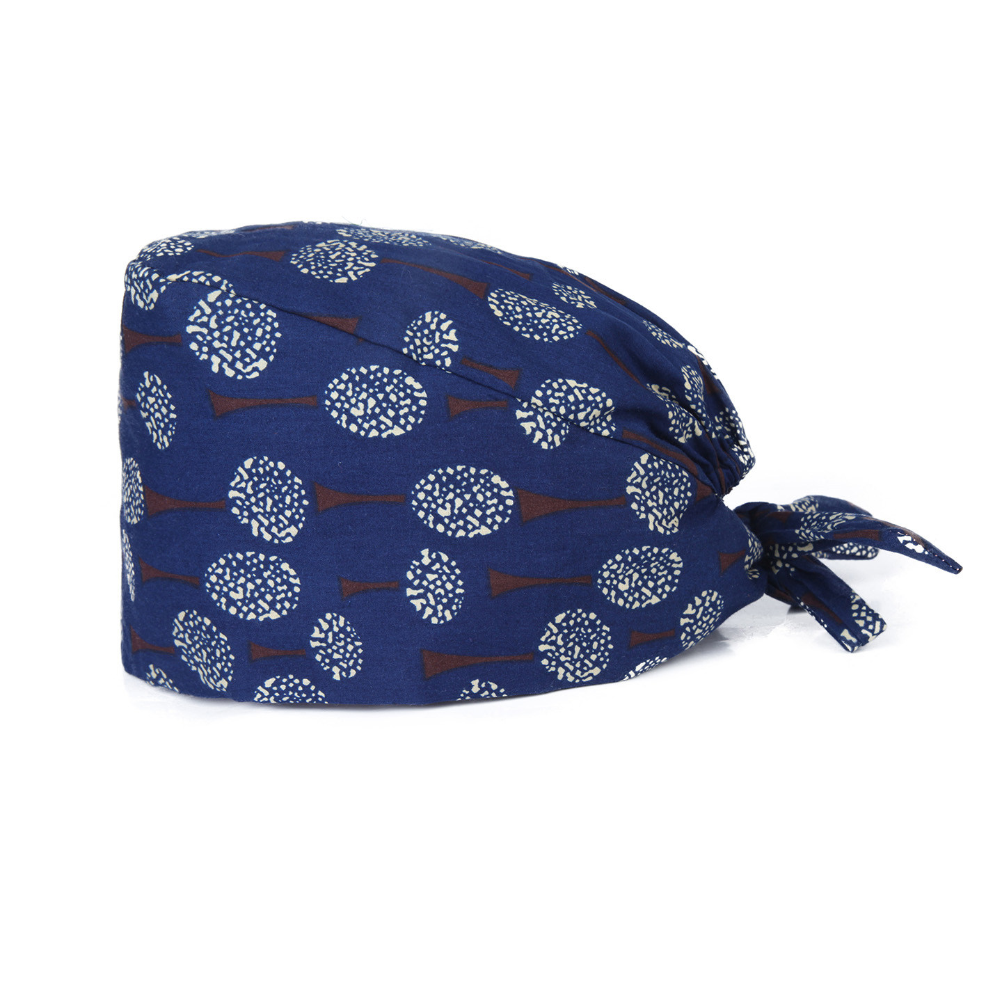 D-003 Gorra con lazo de árbol de la suerte azul