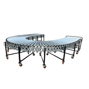 Flexible Powered Roller <strong>Conveyor</strong> with Skate Wheels Customized Rollers for Truck 40ft Container <strong>Loading</strong> and <strong>Unloading</strong> - Product Image 1