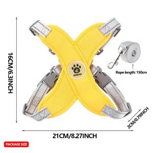配件宠物线束套装x型狗线束皮带套装反光训练线束中小型狗 - Product Image 2
