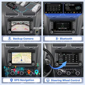 2Din Car Radio for VW Golf 5 6 Volkswagen Passat B6 B7 CC Jetta Wireless Carplay <strong>Android</strong> Screen Navigation <strong>GPS</strong> <strong>Wifi</strong>/4G Internet - Product Image 5